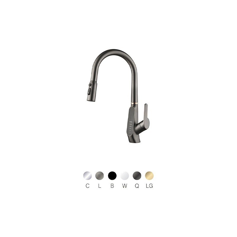 LT-10041-BRA-TCCLSSCLRLT kitchen faucet, kitchen mixer tap, sink faucet
