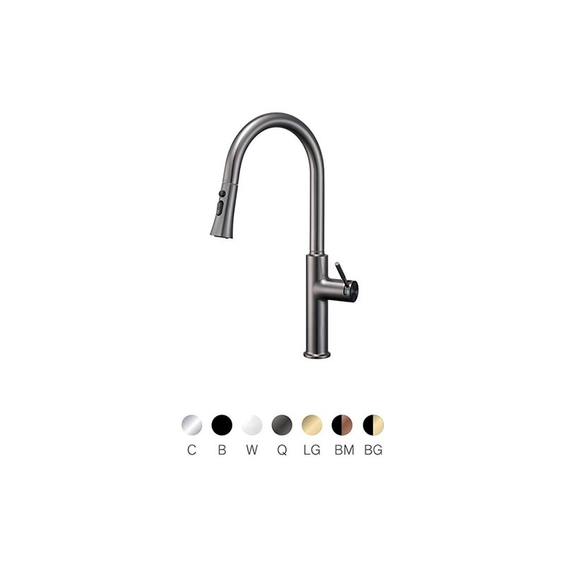 LT-10056-BRA-TCCLSSCLRLT kitchen faucet, kitchen mixer tap, sink faucet