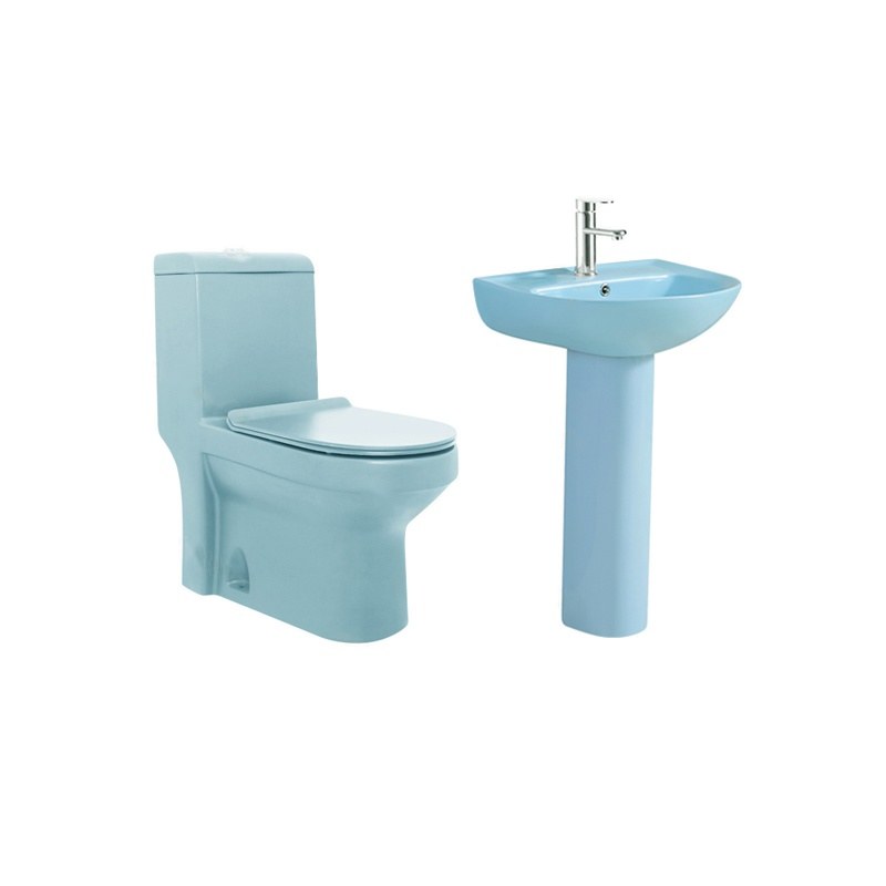 LT-1085-CG-MBU----LT-315P-M-BU white two-piece-toilet-suites