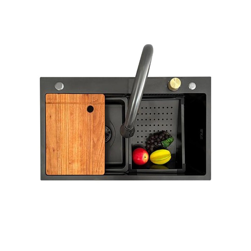 LT-8545FA1LS-Black kitchen sink, stainless sink, wash basin sink