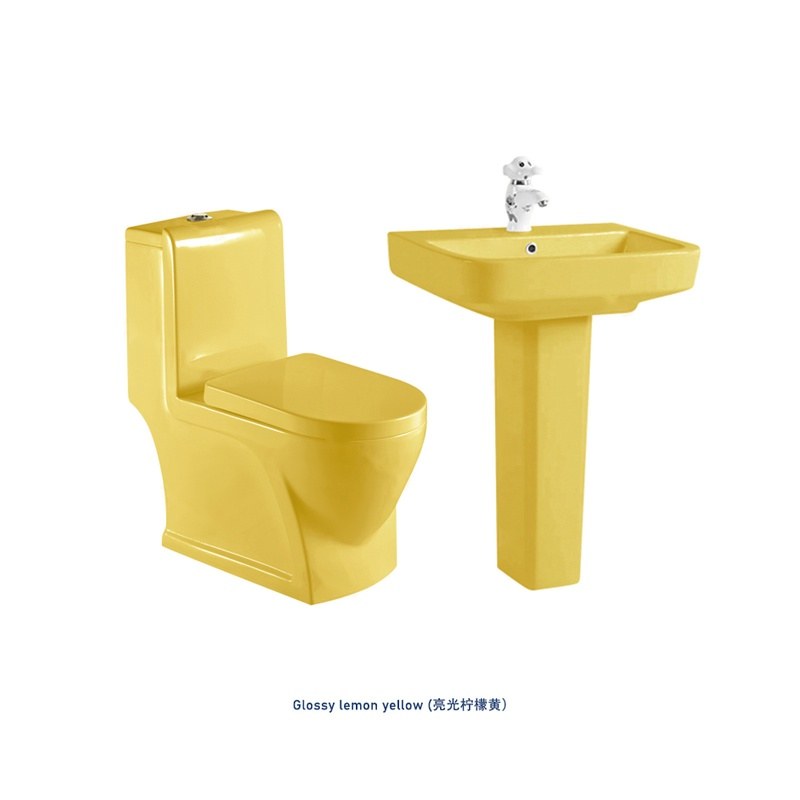 LT-1087-CG-Y------LT-350P-CG-Y white two-piece-toilet-suites