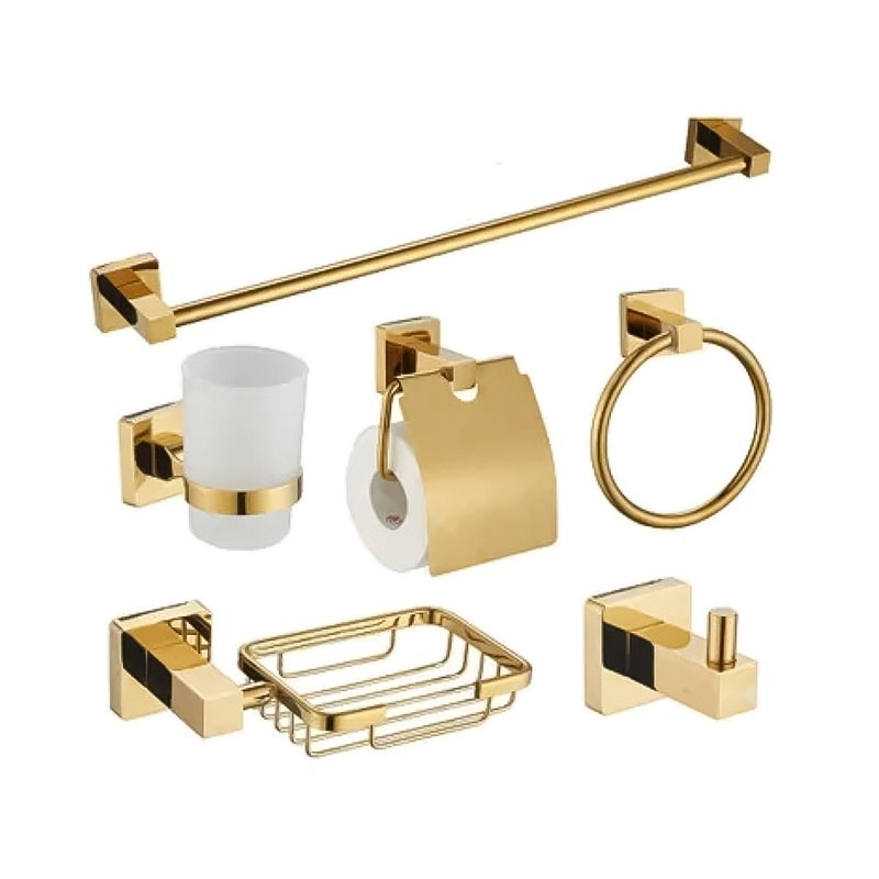 LT-ZS8400-6A-G bathroom hardware set, towel bar, bath accessory