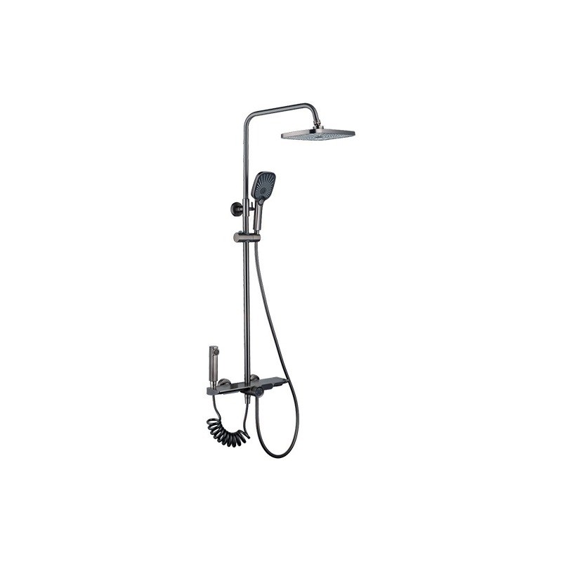 LT-10247-BRA-YTLYHS shower set, shower system, complete shower kit
