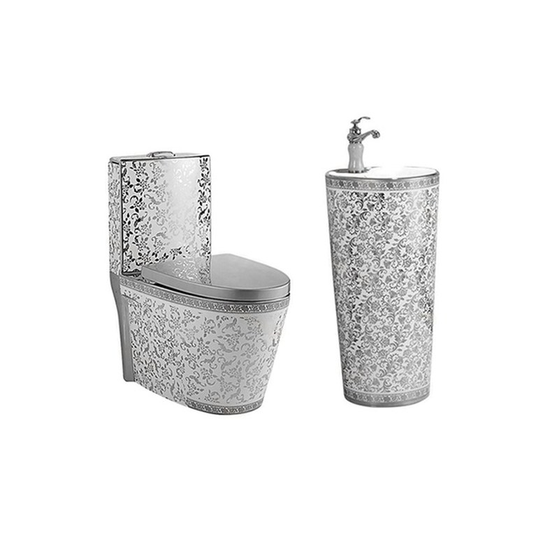 LT-1086-GID-S1----LT-321-GID-S1 white two-piece-toilet-suites