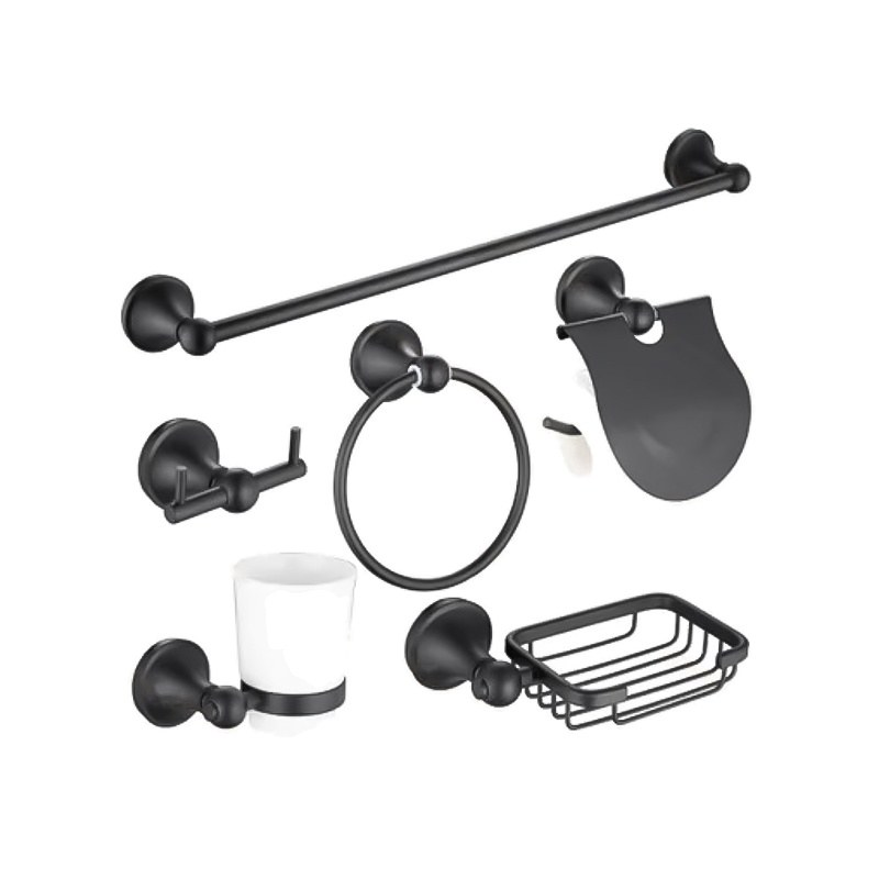 LT-ZS8800-6-B bathroom hardware set, towel bar, bath accessory