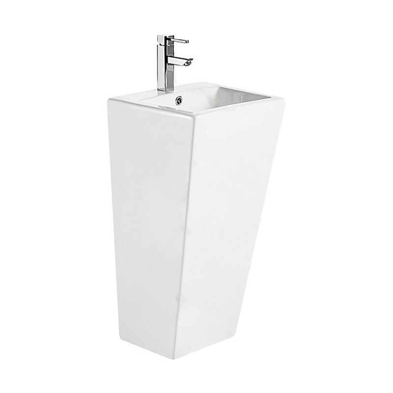 LT-371 white pedestal-basins