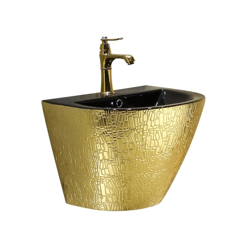 LT-501-HE-GBL1 gold wall-hung-basins
