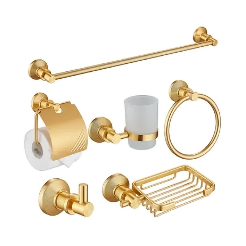 LT-AL8500-6A-G bathroom hardware set, towel bar, bath accessory