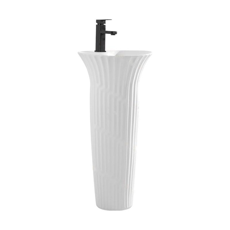 LT-336 white pedestal-basins