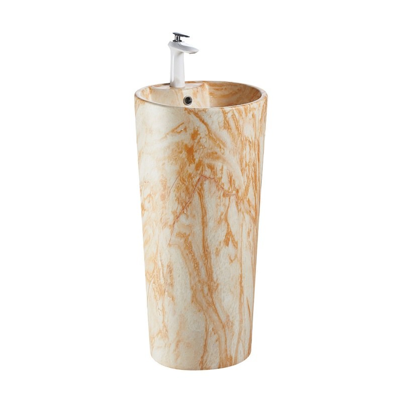 LT-321-DP-CT-92 gold pedestal-basins