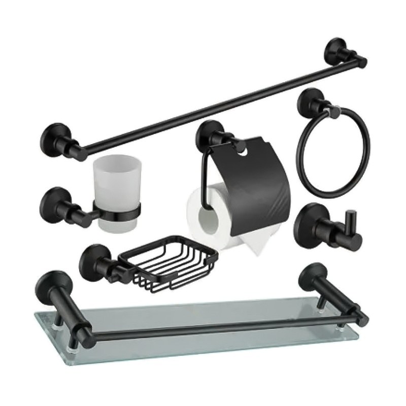 LT-AL8500-7A-B bathroom hardware set, towel bar, bath accessory