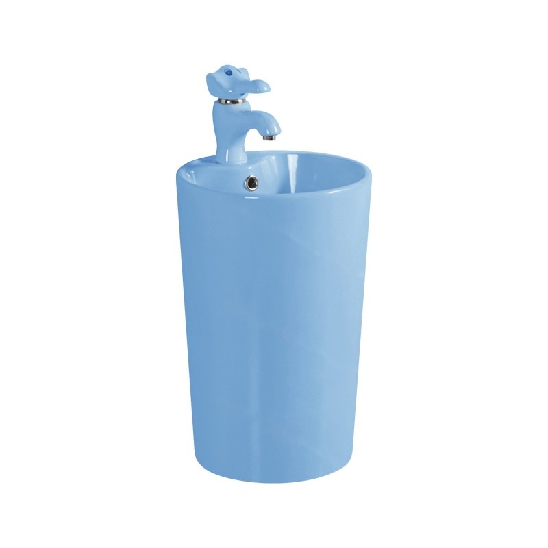 LT-387-CG-BU colored pedestal-basins