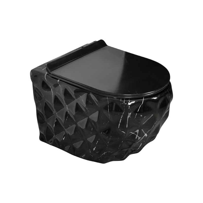 LT-WHT4020-DP-CT2 black wall-hung-toilets