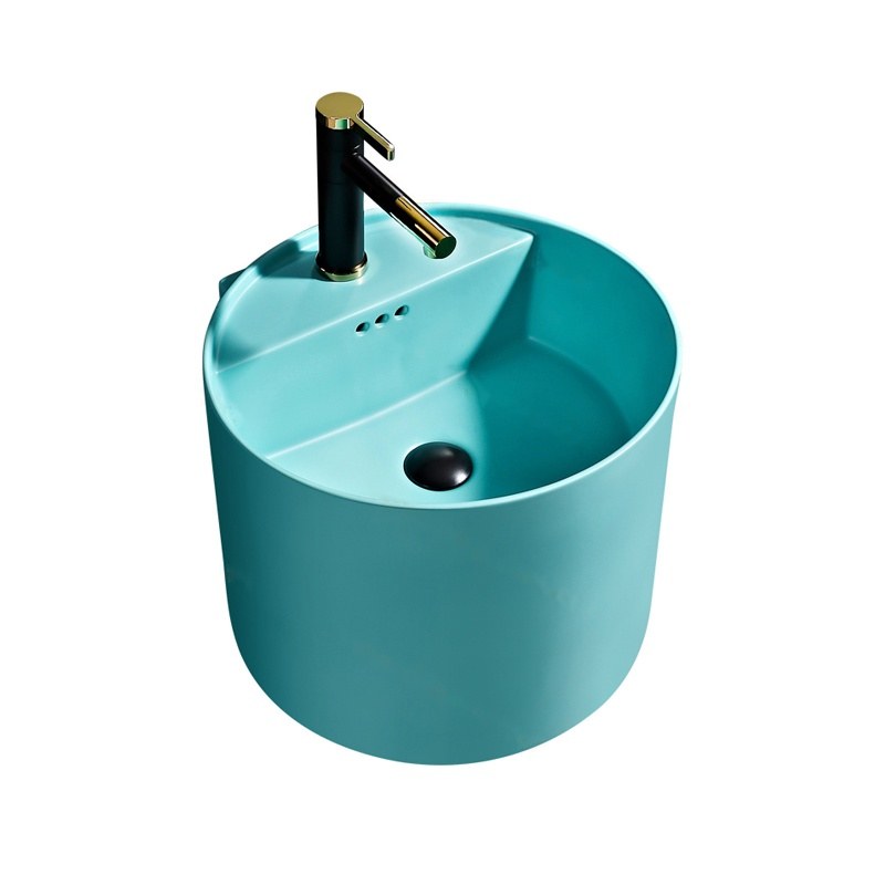 LT-599-M-TC colored wall-hung-basins