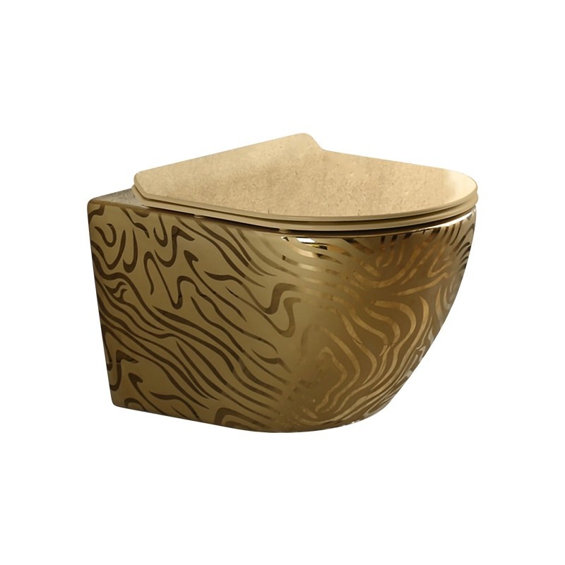 LT-401WA-GID-G2 gold wall-hung-toilets