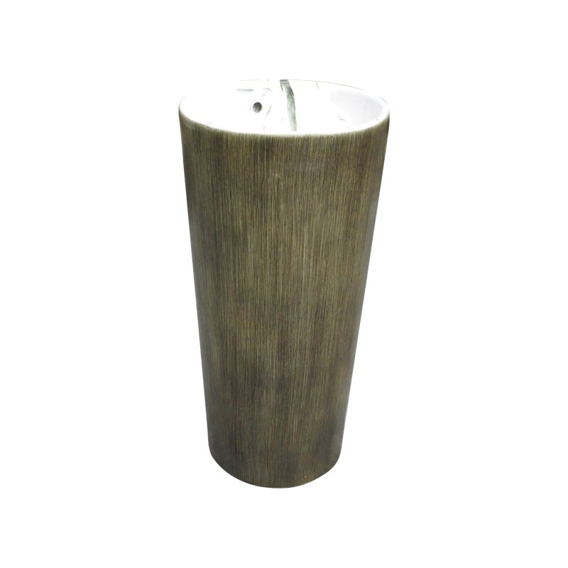 LT-321-SE-BRW2 gold pedestal-basins