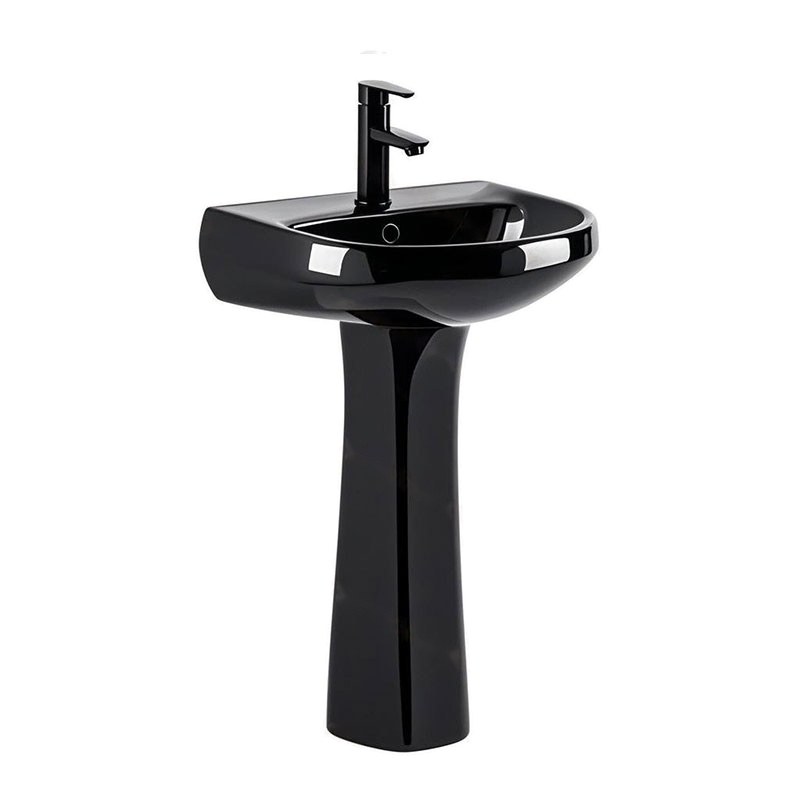LT-334P-CG-BL-2 black pedestal-basins
