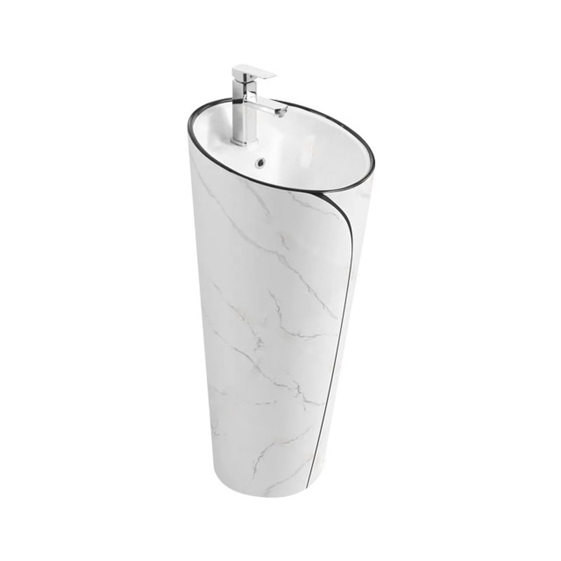 LT-376-DP-WBLL white pedestal-basins