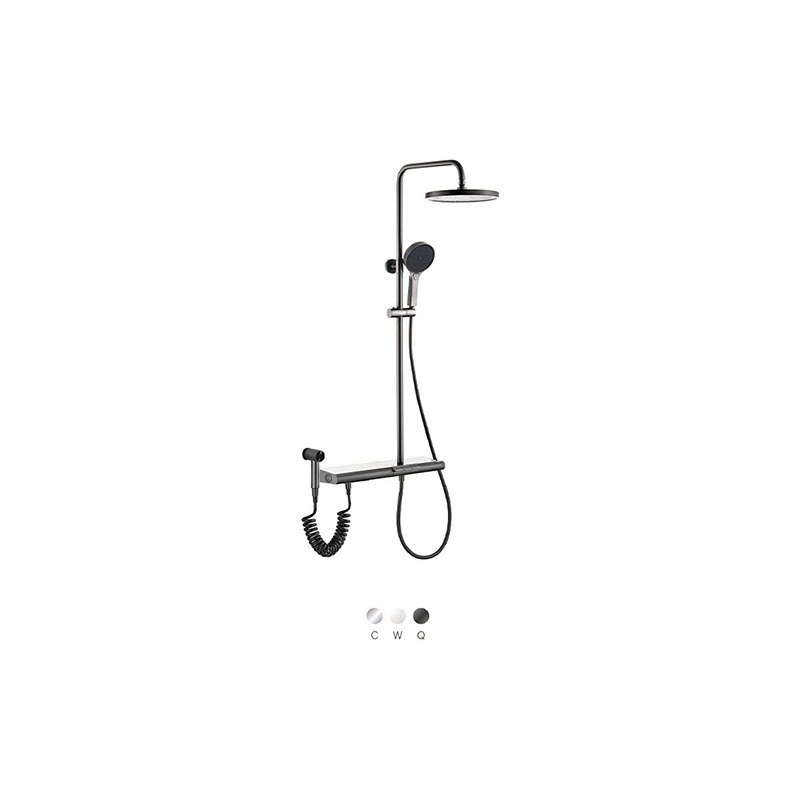 LT-10046-BRA-YTLYHS shower set, shower system, complete shower kit