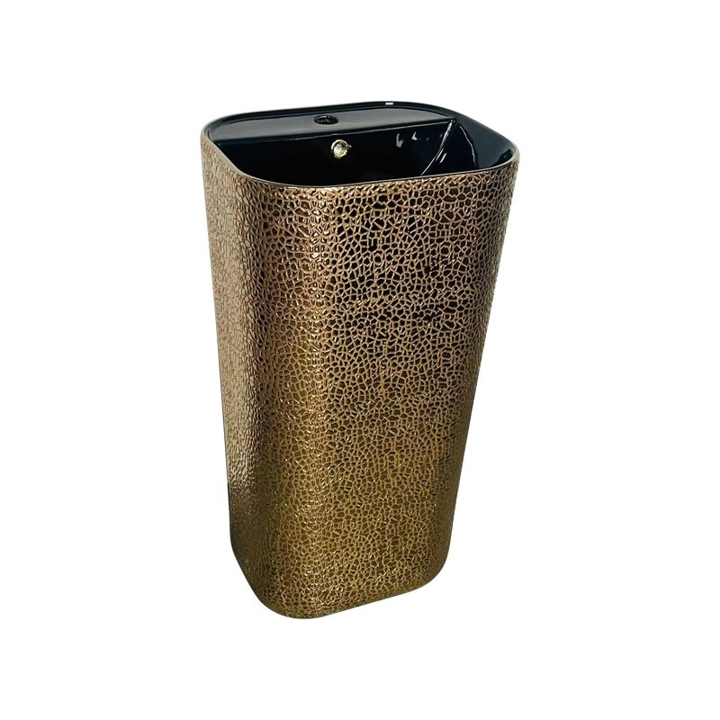 LT-391-HE-BLCG2 gold wall-hung-basins