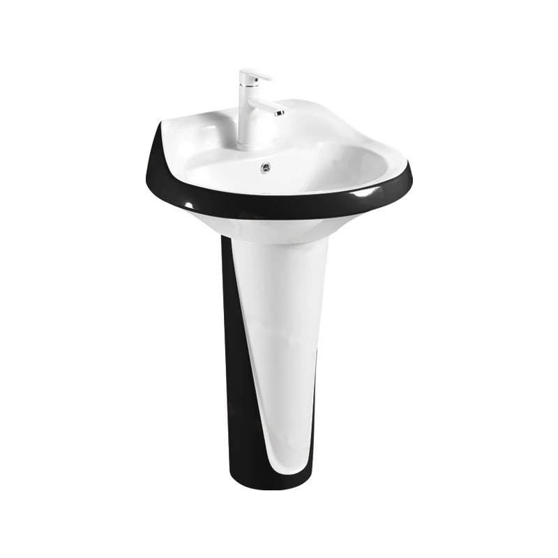 LT-314P-CG-WBL white pedestal-basins