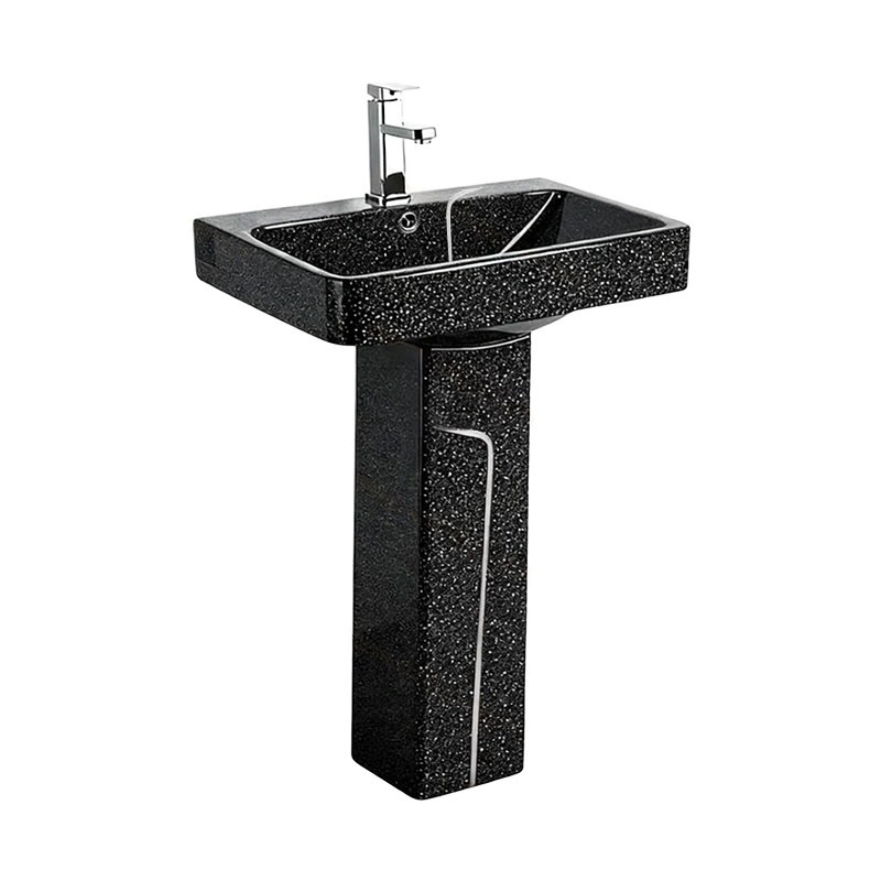 LT-354P-CDG-BLS black pedestal-basins