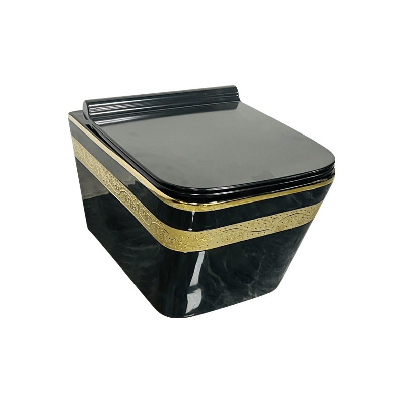 LT-454W-GID-BLG9 black wall-hung-toilets