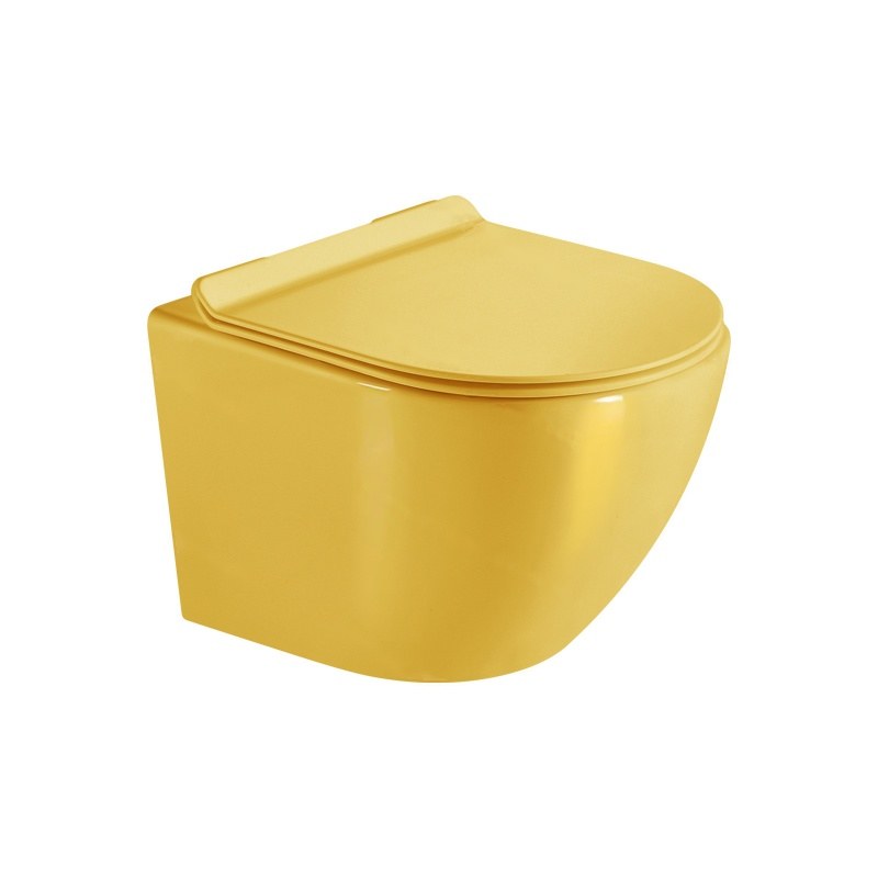 LT-401WA-CG-Y gold wall-hung-toilets