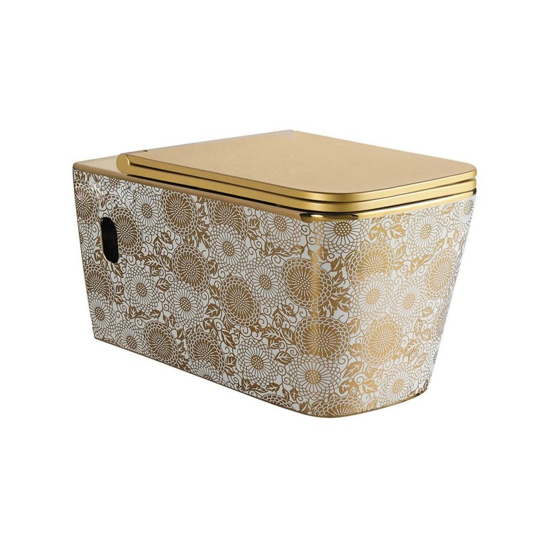 LT-403W-GID-G1 gold wall-hung-toilets