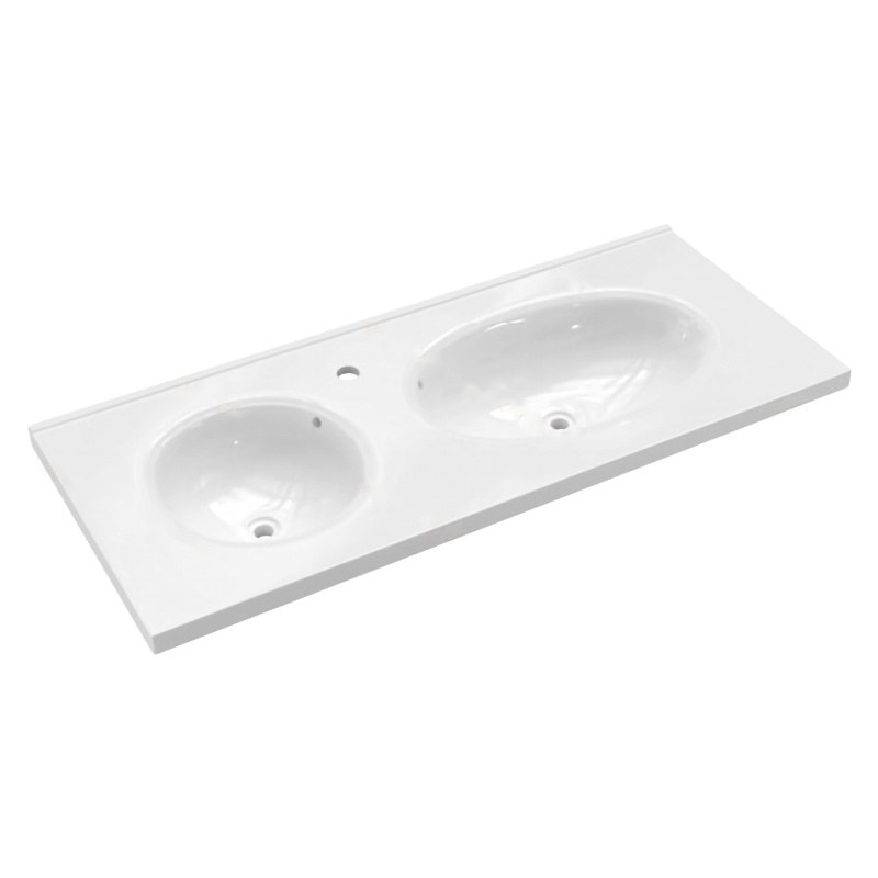 LT-734F white countertop-basins