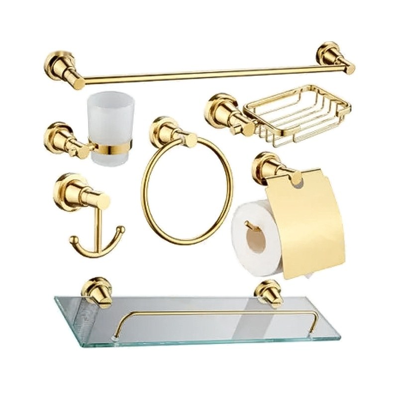 LT-ZS8300-7B-G bathroom hardware set, towel bar, bath accessory