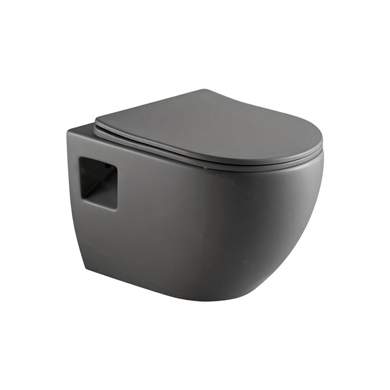 LT-WHT471-M-GR black wall-hung-toilets
