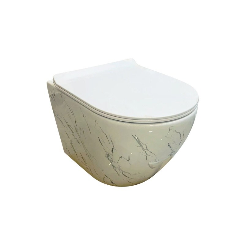 LT-450W-CS-CT14 patterned wall-hung-toilets