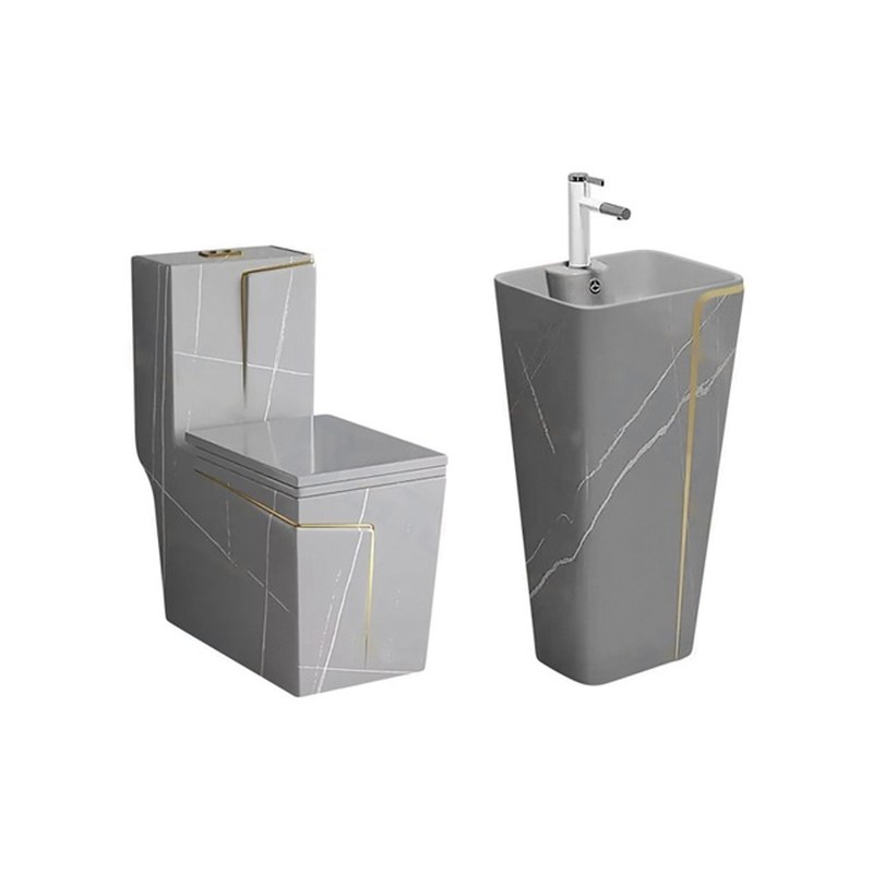 LT-1109-DP-DGGL-----LT-320-DP-DGGL white two-piece-toilet-suites