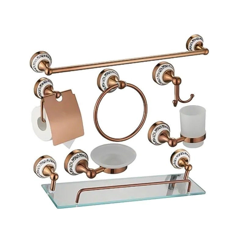 LT-ZS7900-7B-R bathroom hardware set, towel bar, bath accessory