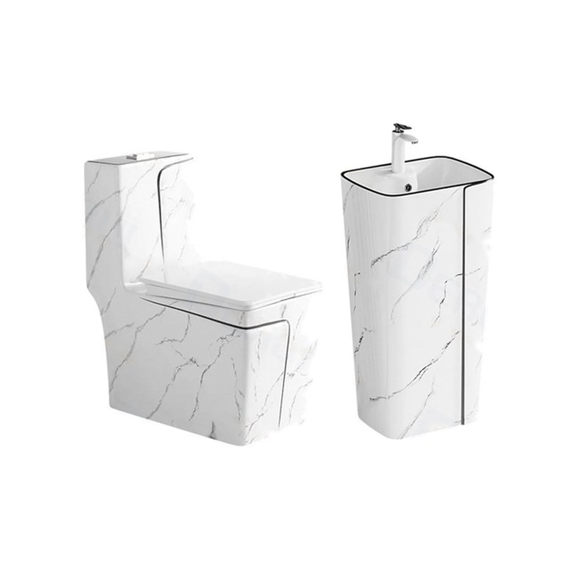 LT-1109-DP-WBLL----LT-320-DP-WBLL white two-piece-toilet-suites