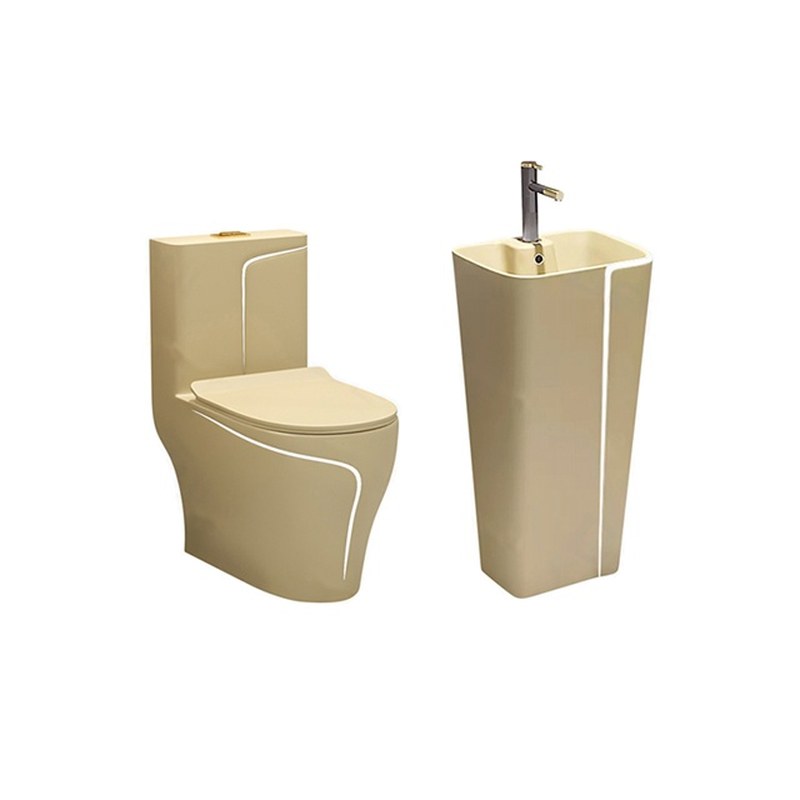 LT-1121-M-YWL----LT-320-M-YWL white two-piece-toilet-suites
