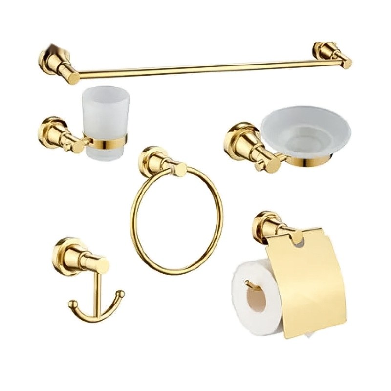 LT-ZS8300-6B-G bathroom hardware set, towel bar, bath accessory