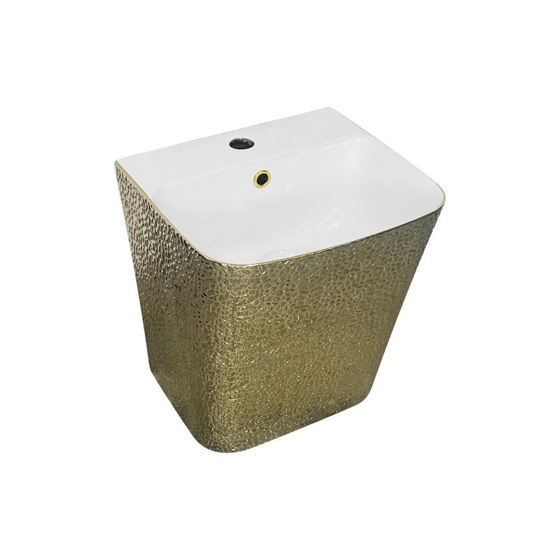 LT-535-GI-HE-PGW gold wall-hung-basins