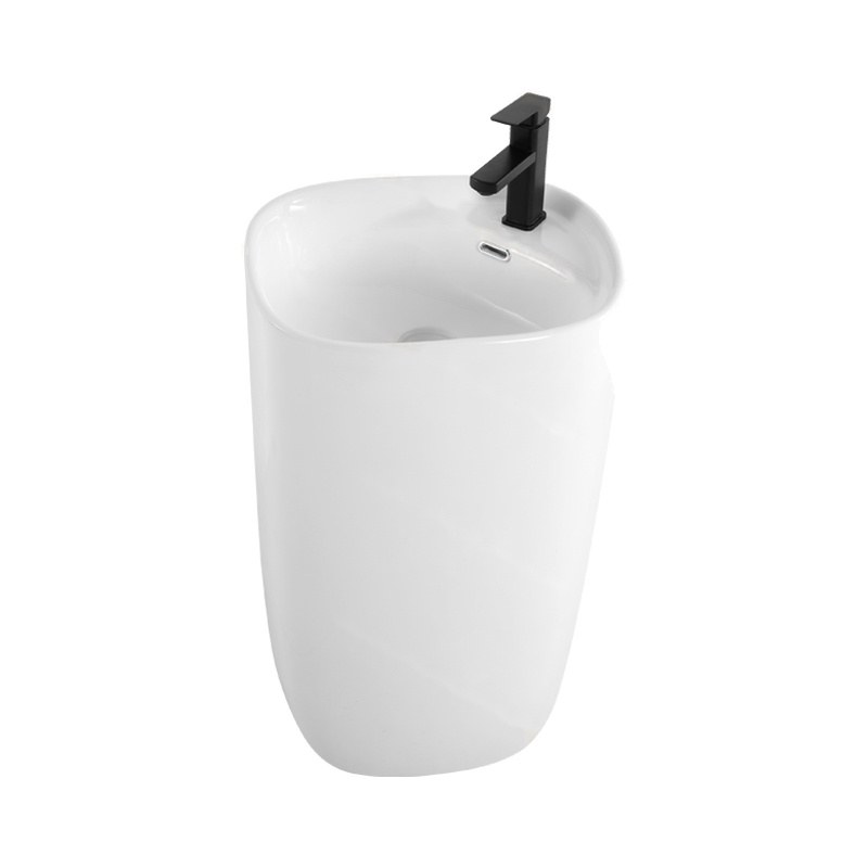LT-328 white pedestal-basins