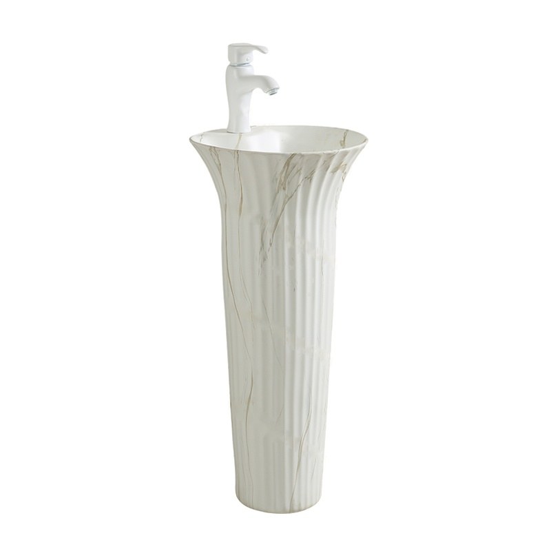 LT-336-DP-CT-16 patterned pedestal-basins