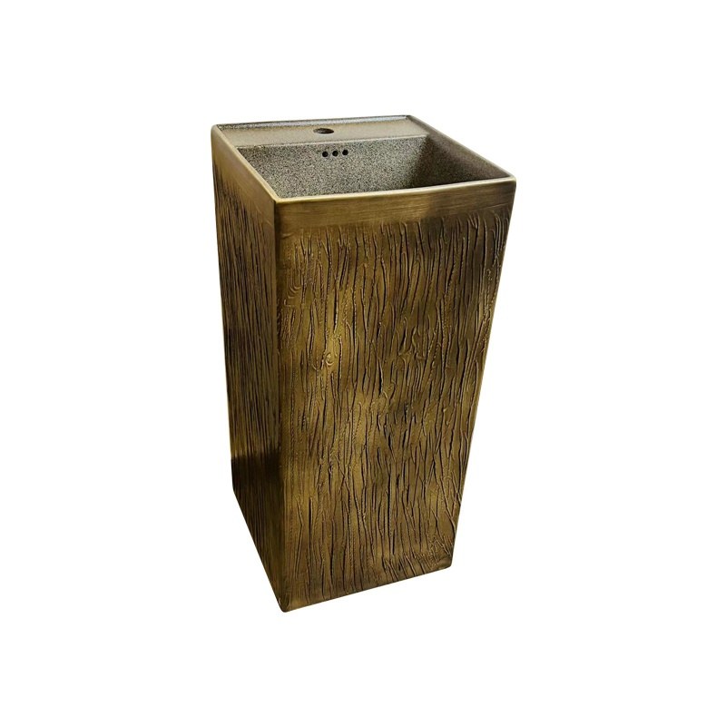 LT-331-SE-M-RBR5 gold pedestal-basins