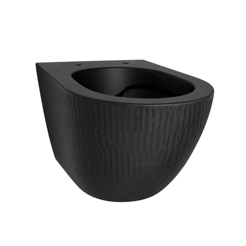 LT-450W-M-BL1 black wall-hung-toilets