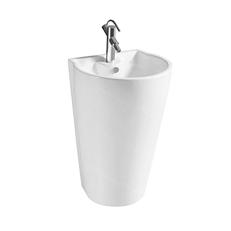 LT-319 white pedestal-basins