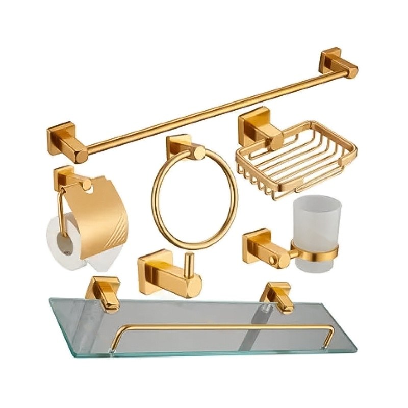 LT-AL8200-7A-G bathroom hardware set, towel bar, bath accessory