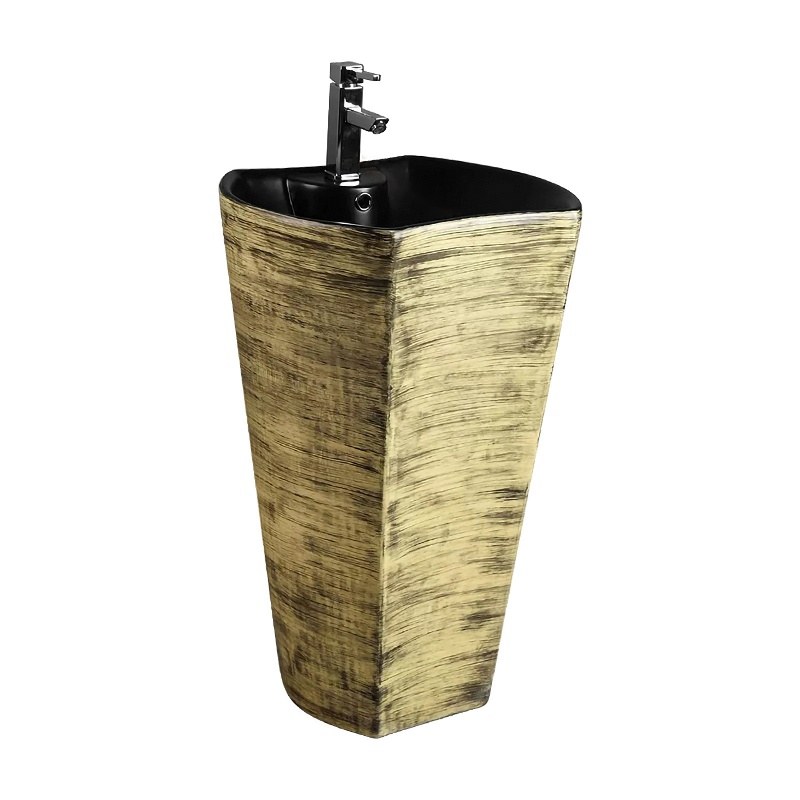 LT-322-RS-BRBL gold pedestal-basins