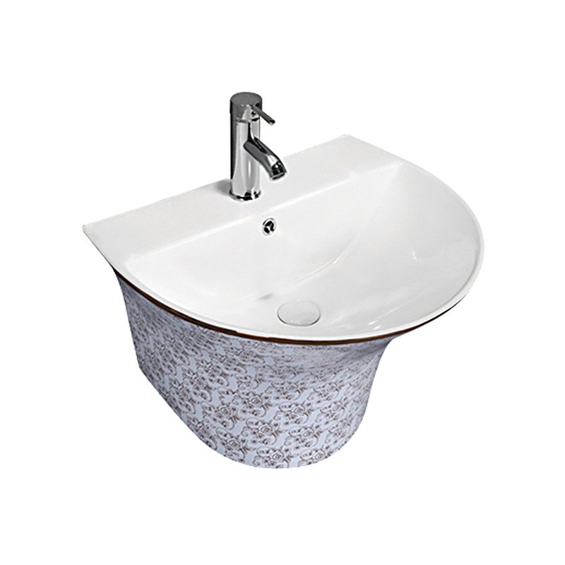 LT-518-GID-CT-17 white wall-hung-basins
