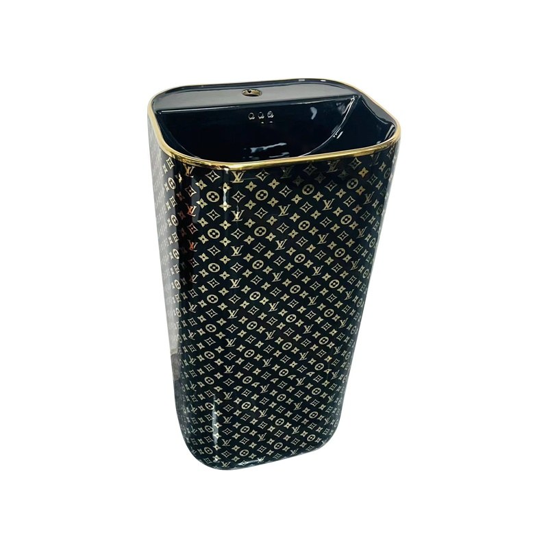 LT-391-GID-GBL1 colored wall-hung-basins