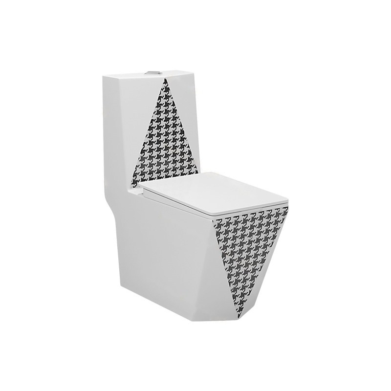 LT-1107-GID-W1 patterned one-piece-toilets