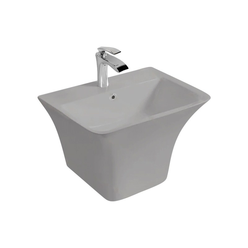 LT-5164-M-LG grey wall-hung-basins